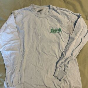 Light Blue Nature Backs Long Sleeve Shirt
